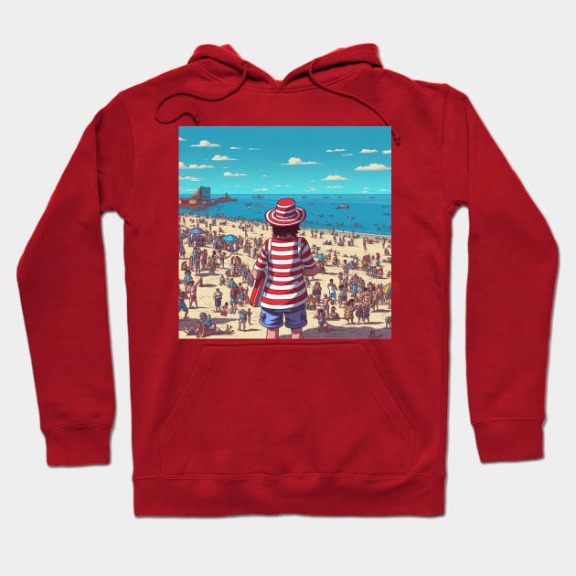 Waldo finds the beach Hoodie by Daniac's store